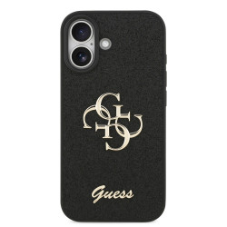 Калъф Guess PU Fixed Glitter 4G Metal Logo Black GUHCP17SHG4SGK за Apple iPhone 17 Калъф Guess PU Fixed Glitter 4G Metal Logo Black GUHCP17SHG4SGK за Apple iPhone 17