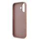 Калъф Guess PU Fixed Glitter 4G Metal Logo Pink GUHCP17SHG4SGP за Apple iPhone 17