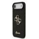 Калъф Guess PU Fixed Glitter 4G Metal Logo Black GUHCP17MHG4SGK за Apple iPhone 17 Air Калъф Guess PU Fixed Glitter 4G Metal Logo Black GUHCP17MHG4SGK за Apple iPhone 17 Air