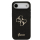 Калъф Guess PU Fixed Glitter 4G Metal Logo Black GUHCP17MHG4SGK за Apple iPhone 17 Air Калъф Guess PU Fixed Glitter 4G Metal Logo Black GUHCP17MHG4SGK за Apple iPhone 17 Air