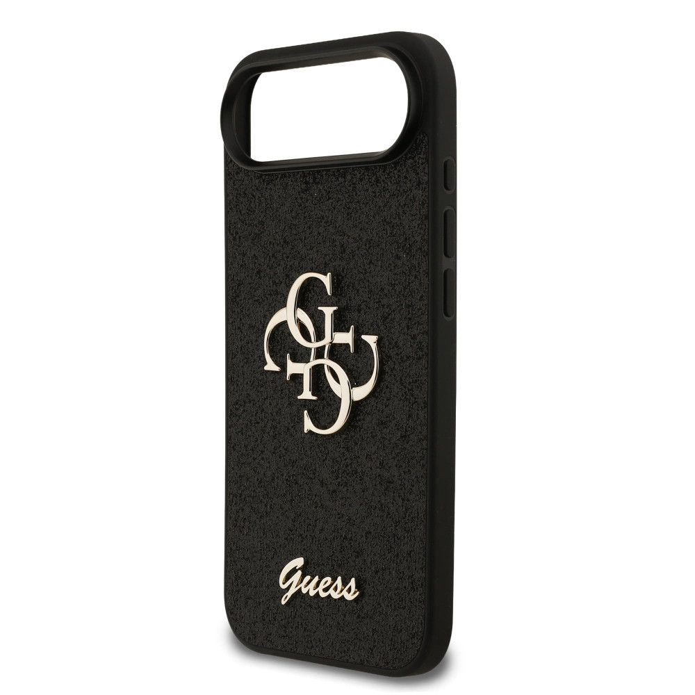 Калъф Guess PU Fixed Glitter 4G Metal Logo Black GUHCP17MHG4SGK за Apple iPhone 17 Air Калъф Guess PU Fixed Glitter 4G Metal Logo Black GUHCP17MHG4SGK за Apple iPhone 17 Air