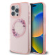 Калъф Guess IML Flowers Ring MagSafe Pink GUHMP16LHFWFCP за Apple iPhone 16 Pro Калъф Guess IML Flowers Ring MagSafe Pink GUHMP16LHFWFCP за Apple iPhone 16 Pro