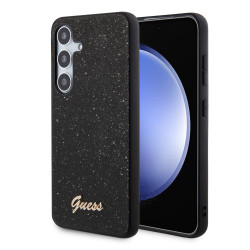 Калъф Guess Glitter Flakes Metal Logo GUHCS24SHGGSHK за Samsung Galaxy S24 Калъф Guess Glitter Flakes Metal Logo GUHCS24SHGGSHK за Samsung Galaxy S24