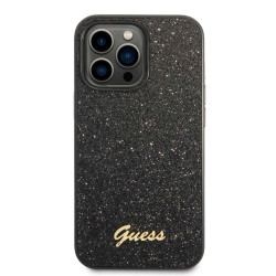 Калъф Guess PC/TPU Glitter Flakes Metal Logo Black GUHCP14XHGGSHK за Apple iPhone 14 Pro Max Калъф Guess PC/TPU Glitter Flakes Metal Logo Black GUHCP14XHGGSHK за Apple iPhone 14 Pro Max