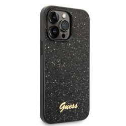 Калъф Guess PC/TPU Glitter Flakes Metal Logo Black GUHCP14XHGGSHK за Apple iPhone 14 Pro Max Калъф Guess PC/TPU Glitter Flakes Metal Logo Black GUHCP14XHGGSHK за Apple iPhone 14 Pro Max