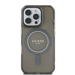 Калъф Guess IML Glitter Ring MagSafe Black GUHMP16LHFGEREK за Apple iPhone 16 Pro Калъф Guess IML Glitter Ring MagSafe Black GUHMP16LHFGEREK за Apple iPhone 16 Pro
