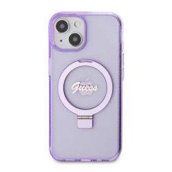 Калъф Guess - IML Ring Stand Glitter MagSafe GUHMP15SHRSGSU за Apple iPhone 15 Калъф Guess - IML Ring Stand Glitter MagSafe GUHMP15SHRSGSU за Apple iPhone 15