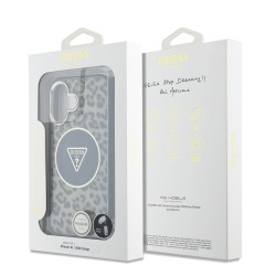 Калъф Guess IML Leopard Triangle Logo Strap MagSafe GUHMP16SHLORSSW за Apple iPhone 16 Калъф Guess IML Leopard Triangle Logo Strap MagSafe GUHMP16SHLORSSW за Apple iPhone 16