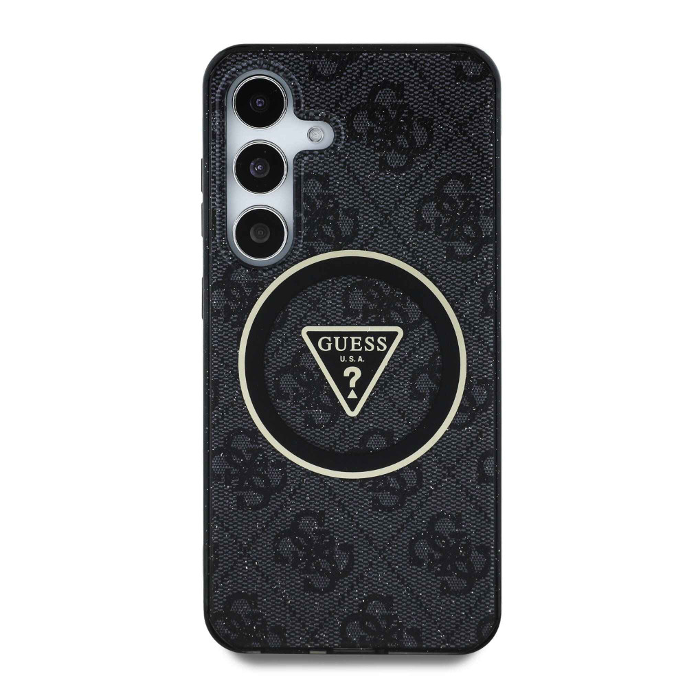 Калъф Guess IML 4G Glitter and Triangle Logo MagSafe GUHMS25MHG4PRTGK за Samsung Galaxy S25 Plus Калъф Guess IML 4G Glitter and Triangle Logo MagSafe GUHMS25MHG4PRTGK за Samsung Galaxy S25 Plus