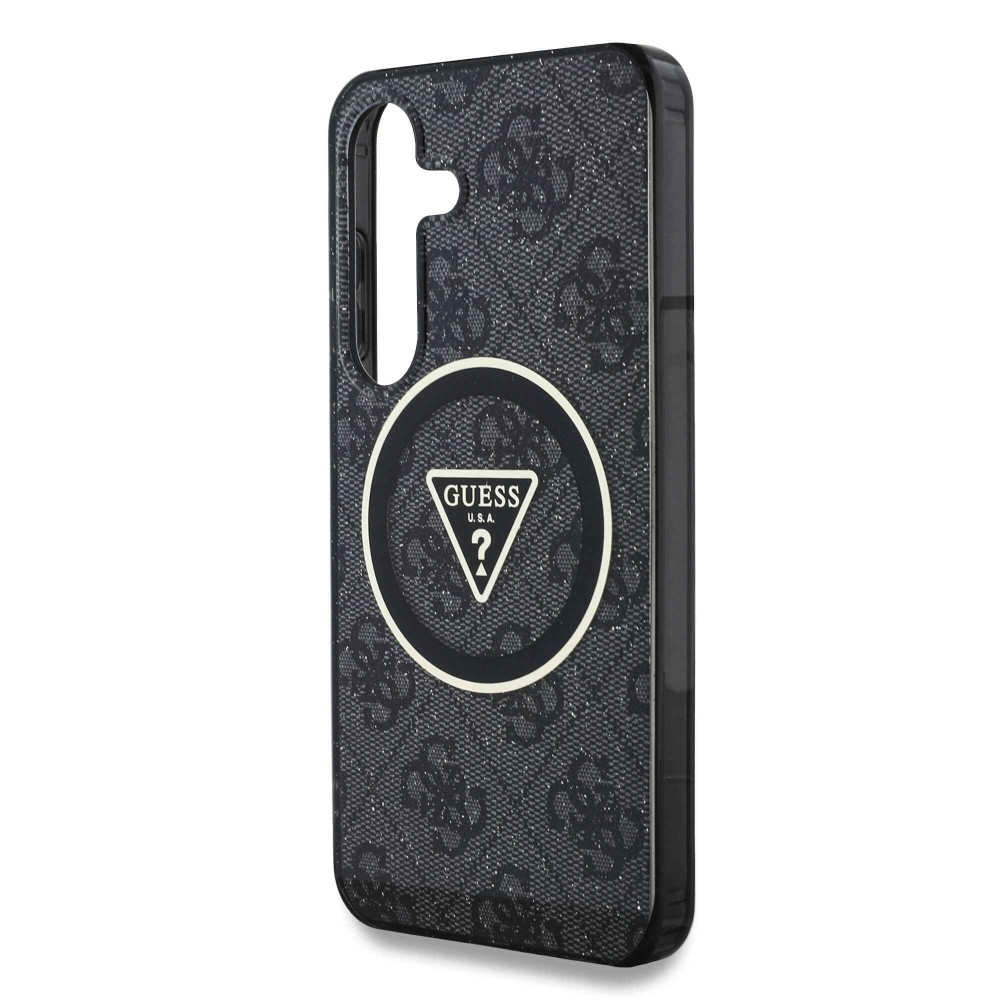 Калъф Guess IML 4G Glitter and Triangle Logo MagSafe GUHMS25MHG4PRTGK за Samsung Galaxy S25 Plus Калъф Guess IML 4G Glitter and Triangle Logo MagSafe GUHMS25MHG4PRTGK за Samsung Galaxy S25 Plus