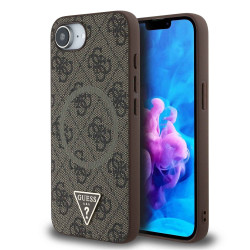 Калъф Guess 4G Strass Triangle Metal Logo MagSafe GUHMPSE4P4TDPW за Apple iPhone 16e Калъф Guess 4G Strass Triangle Metal Logo MagSafe GUHMPSE4P4TDPW за Apple iPhone 16e
