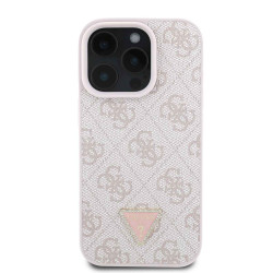 Калъф Guess 4G Strass Triangle Metal Logo GUHCP16LP4TDPP за Apple iPhone 16 Pro Калъф Guess 4G Strass Triangle Metal Logo GUHCP16LP4TDPP за Apple iPhone 16 Pro