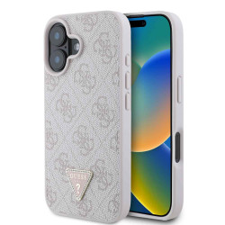 Калъф Guess 4G Strass Triangle Metal Logo GUHCP16SP4TDPP за Apple iPhone 16 Калъф Guess 4G Strass Triangle Metal Logo GUHCP16SP4TDPP за Apple iPhone 16