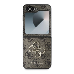 Калъф Guess PU 4G Metal Logo Brown GUHCZF64GMGBR  за Samsung Galaxy Z Flip 6 Калъф Guess PU 4G Metal Logo Brown GUHCZF64GMGBR  за Samsung Galaxy Z Flip 6
