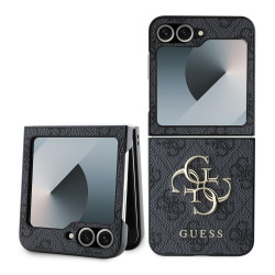 Калъф Guess PU 4G Metal Logo Grey GUHCZF64GMGGR за Samsung Galaxy Z Flip 6 Калъф Guess PU 4G Metal Logo Grey GUHCZF64GMGGR за Samsung Galaxy Z Flip 6