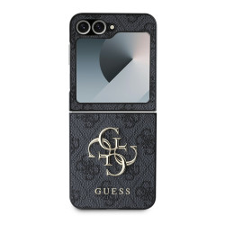Калъф Guess PU 4G Metal Logo Grey GUHCZF64GMGGR за Samsung Galaxy Z Flip 6 Калъф Guess PU 4G Metal Logo Grey GUHCZF64GMGGR за Samsung Galaxy Z Flip 6