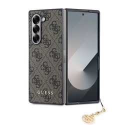 Калъф Guess GUHCZFD6GF4GBR 4G Charms Brown за Samsung Galaxy Z Fold 6 Калъф Guess GUHCZFD6GF4GBR 4G Charms Brown за Samsung Galaxy Z Fold 6