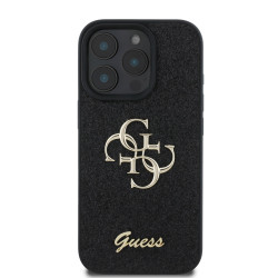 Калъф Guess PU Fixed Glitter 4G Metal Logo Black GUHCP16LHG4SGK за Apple iPhone 16 Pro Калъф Guess PU Fixed Glitter 4G Metal Logo Black GUHCP16LHG4SGK за Apple iPhone 16 Pro