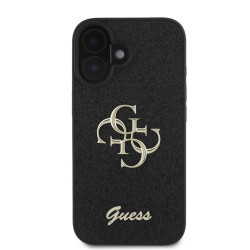 Калъф Guess PU Fixed Glitter 4G Metal Logo Black GUHCP16SHG4SGK за Apple iPhone 16 Калъф Guess PU Fixed Glitter 4G Metal Logo Black GUHCP16SHG4SGK за Apple iPhone 16
