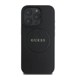 Калъф Guess PU Grained Classic Logo MagSafe Black GUHMP16LPGHSMMK за Apple iPhone 16 Pro Калъф Guess PU Grained Classic Logo MagSafe Black GUHMP16LPGHSMMK за Apple iPhone 16 Pro