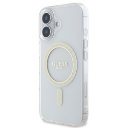 Калъф Guess IML Glitter Ring MagSafe Transparent GUHMP16LHFGERET за Apple iPhone 16 Pro Калъф Guess IML Glitter Ring MagSafe Transparent GUHMP16LHFGERET за Apple iPhone 16 Pro