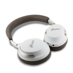 Bluetooth слушалки Guess U Leather Script Logo ANC/ENC - GUBHC22PSBCSMW, OVER-EAR Bluetooth слушалки Guess U Leather Script Logo ANC/ENC - GUBHC22PSBCSMW, OVER-EAR