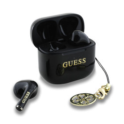 Слушалки GUESS Classic Logo Charm - (GUTWSXMCCLK), TWS, с Bluetooth Слушалки GUESS Classic Logo Charm - (GUTWSXMCCLK), TWS, с Bluetooth
