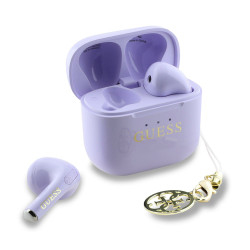 Слушалки GUESS Classic Logo Charm - (GUTWSXMCCLU), TWS, с Bluetooth Слушалки GUESS Classic Logo Charm - (GUTWSXMCCLU), TWS, с Bluetooth