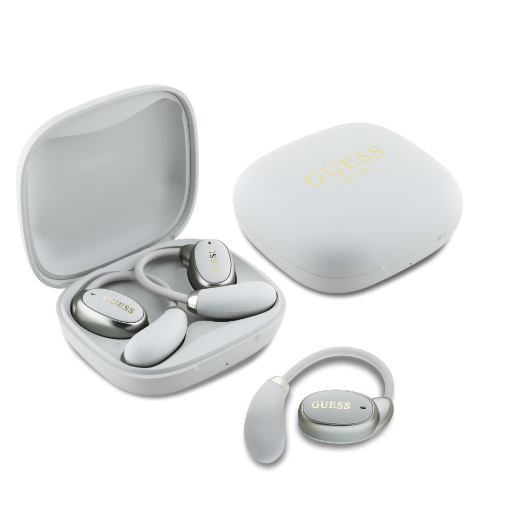 Слушалки GUESS Satin Classic Logo OWS - (GUTWSV18HOGEE) TWS, с Bluetooth Слушалки GUESS Satin Classic Logo OWS - (GUTWSV18HOGEE) TWS, с Bluetooth