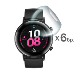 Хидрогел протектор за смарт часовник Huawei Watch GT2 42мм - 6 броя Хидрогел протектор за смарт часовник Huawei Watch GT2 42мм - 6 броя