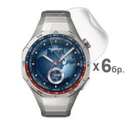 Хидрогел протектор за смарт часовник Huawei Watch GT5 Pro 46мм - 6 броя Хидрогел протектор за смарт часовник Huawei Watch GT5 Pro 46мм - 6 броя