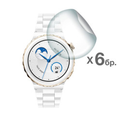 Хидрогел протектор за смарт часовник Huawei Watch GT3 Pro 43мм - 6 броя Хидрогел протектор за смарт часовник Huawei Watch GT3 Pro 43мм - 6 броя