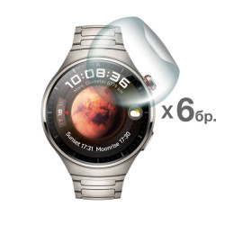 Хидрогел протектор за смарт часовник Huawei Watch 4 Pro 48мм - 6 броя Хидрогел протектор за смарт часовник Huawei Watch 4 Pro 48мм - 6 броя