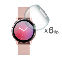 Хидрогел протектор за смарт часовник Samsung Galaxy Watch Active 2 40мм - 6 броя Хидрогел протектор за смарт часовник Samsung Galaxy Watch Active 2 40мм - 6 броя