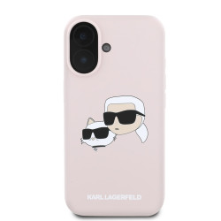 Калъф Karl Lagerfeld Liquid Silicone Double Heads MagSafe KLHMP16SSKCHPPLP за Apple iPhone 16 Калъф Karl Lagerfeld Liquid Silicone Double Heads MagSafe KLHMP16SSKCHPPLP за Apple iPhone 16