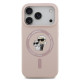 Калъф Karl Lagerfeld Liquid Silicone K/CH Heads MagSafe Pink KLHMP17LSCMKCRHP за Apple iPhone 17 Pro Калъф Karl Lagerfeld Liquid Silicone K/CH Heads MagSafe Pink KLHMP17LSCMKCRHP за Apple iPhone 17 Pro