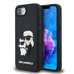 Калъф Karl Lagerfeld 3D Rubber K/C KLHCPSE43DRKCNK за Apple iPhone 16e Калъф Karl Lagerfeld 3D Rubber K/C KLHCPSE43DRKCNK за Apple iPhone 16e