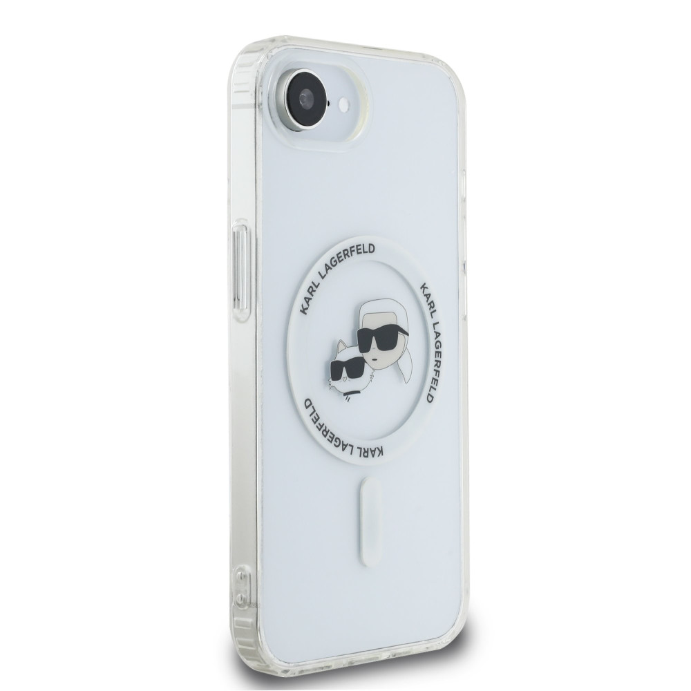 Калъф Karl Lagerfeld IML K/C Heads Metal Frame MagSafe KLHMPSE4HLSKCH за Apple iPhone 16e Калъф Karl Lagerfeld IML K/C Heads Metal Frame MagSafe KLHMPSE4HLSKCH за Apple iPhone 16e