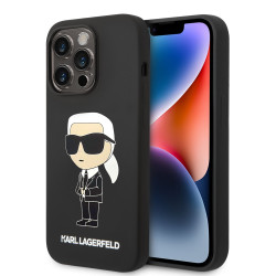Калъф Karl Lagerfeld Liquid Silicone Ikonik NFT KLHCP15XSNIKBCK за Apple iPhone 15 Pro Max Калъф Karl Lagerfeld Liquid Silicone Ikonik NFT KLHCP15XSNIKBCK за Apple iPhone 15 Pro Max