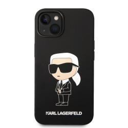 Калъф Karl Lagerfeld Liquid Silicone Ikonik KLHCP15SSNIKBCK за Apple iPhone 15 Калъф Karl Lagerfeld Liquid Silicone Ikonik KLHCP15SSNIKBCK за Apple iPhone 15