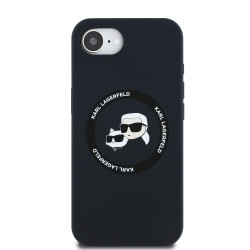 Калъф Karl Lagerfeld Liquid Silicone K/CH Heads MagSafe Black KLHMPSE4SKCHTCK за Apple iPhone 16e Калъф Karl Lagerfeld Liquid Silicone K/CH Heads MagSafe Black KLHMPSE4SKCHTCK за Apple iPhone 16e