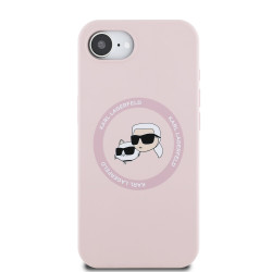 Калъф Karl Lagerfeld Liquid Silicone K/CH Heads MagSafe Black KLHMPSE4SKCHTCP за Apple iPhone 16e Калъф Karl Lagerfeld Liquid Silicone K/CH Heads MagSafe Black KLHMPSE4SKCHTCP за Apple iPhone 16e