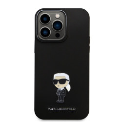 Калъф Karl Lagerfeld Liquid Silicone Metal Ikonik KLHCP15LSMHKNPK за Apple iPhone 15 Pro Калъф Karl Lagerfeld Liquid Silicone Metal Ikonik KLHCP15LSMHKNPK за Apple iPhone 15 Pro