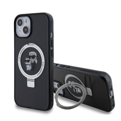 Калъф Karl Lagerfeld - Ringstand Karl and Choupette MagSafe KLHMP15SHMRSKCK за Apple iPhone 15 Калъф Karl Lagerfeld - Ringstand Karl and Choupette MagSafe KLHMP15SHMRSKCK за Apple iPhone 15