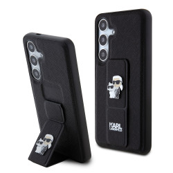 Калъф Karl Lagerfeld Saffiano Grip Stand Metal Logo KLHCS24MGSAKCPK за Samsung Galaxy S24 Plus Калъф Karl Lagerfeld Saffiano Grip Stand Metal Logo KLHCS24MGSAKCPK за Samsung Galaxy S24 Plus