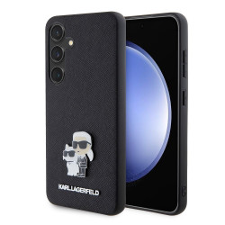 Калъф Karl Lagerfeld PU Saffiano Metal Karl and Choupette KLHCS24MPSAKCMPK за Samsung Galaxy S24 Plus Калъф Karl Lagerfeld PU Saffiano Metal Karl and Choupette KLHCS24MPSAKCMPK за Samsung Galaxy S24 Plus