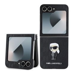 Калъф Karl Lagerfeld KLHCZF6SAPKINPK PU Saffiano Monogram Ikonik Black за Samsung Galaxy Z Flip 6 Калъф Karl Lagerfeld KLHCZF6SAPKINPK PU Saffiano Monogram Ikonik Black за Samsung Galaxy Z Flip 6