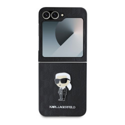 Калъф Karl Lagerfeld KLHCZF6SAPKINPK PU Saffiano Monogram Ikonik Black за Samsung Galaxy Z Flip 6 Калъф Karl Lagerfeld KLHCZF6SAPKINPK PU Saffiano Monogram Ikonik Black за Samsung Galaxy Z Flip 6