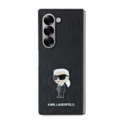 Калъф Karl Lagerfeld KLHCZFD6SAPKINPK PU Saffiano Monogram Ikonik Black за Samsung Galaxy Z Fold 6 Калъф Karl Lagerfeld KLHCZFD6SAPKINPK PU Saffiano Monogram Ikonik Black за Samsung Galaxy Z Fold 6