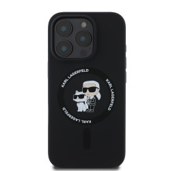 Калъф Karl Lagerfeld Liquid Silicone Karl and Choupette MagSafe Black KLHMP16LSCMKCRHK за Apple iPhone 16 Pro Калъф Karl Lagerfeld Liquid Silicone Karl and Choupette MagSafe Black KLHMP16LSCMKCRHK за Apple iPhone 16 Pro